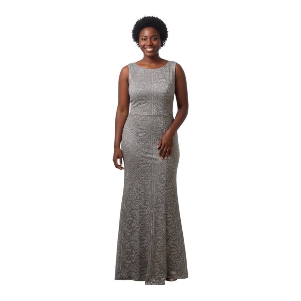 Formal‎ Beige Gown by Katherine Kelly.  Size 6. Prom/Homecoming/Wedding